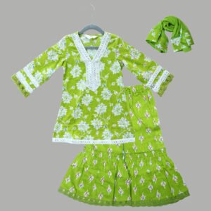 Sharara Suit Set (Green)