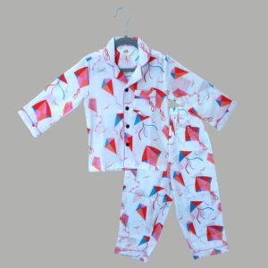 Cotton Night suit (white)