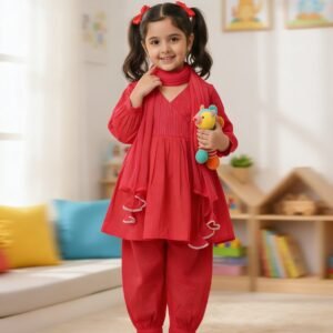Lurex Cotton Suit (pink)