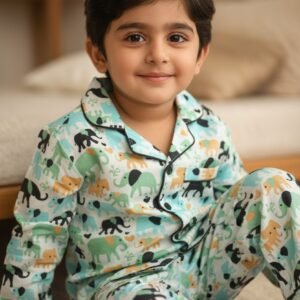 Cotton Night suit (white)